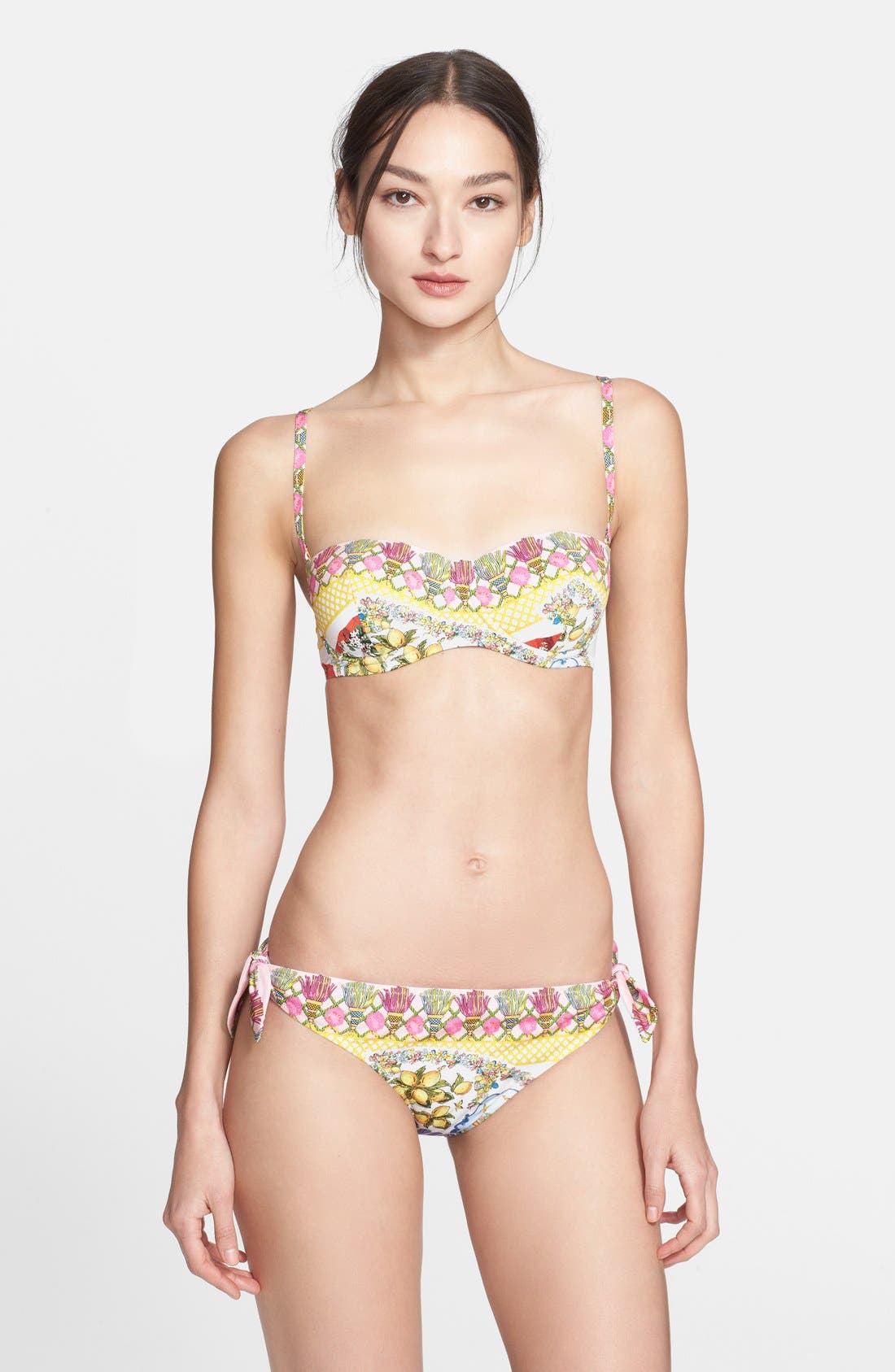 Dolce&Gabbana Fan Print Bikini Set Nordstrom