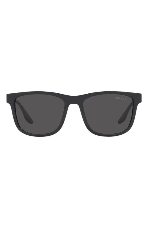 Prada 54mm Square Sunglasses in Dark Grey