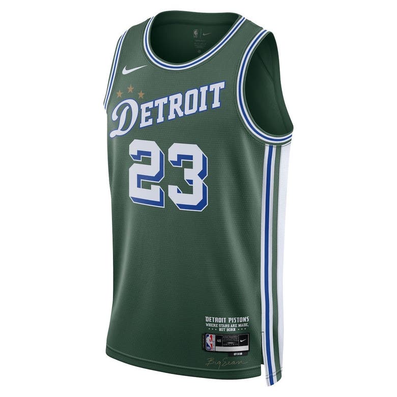 Nike Jaden Ivey Green Detroit Pistons 2022/23 Swingman Jersey | ModeSens