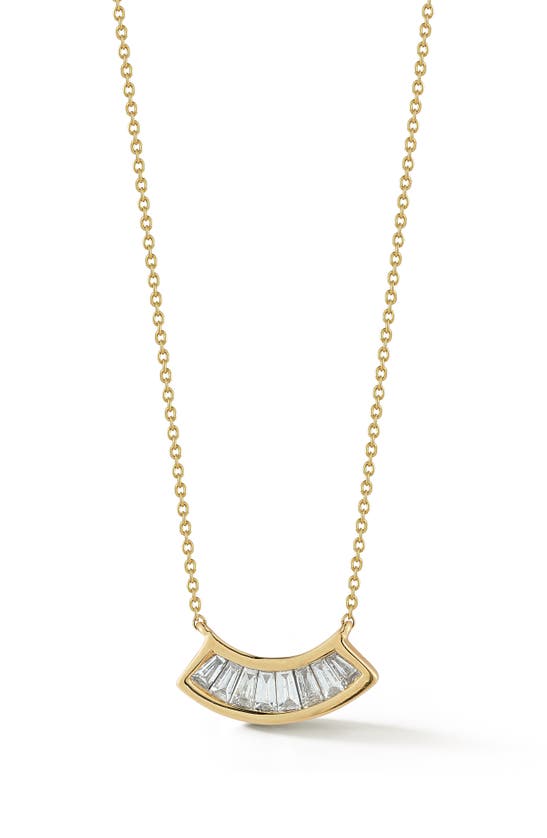 Shop Dana Rebecca Designs Sadie Diamond Pendant Necklace In Yellow Gold
