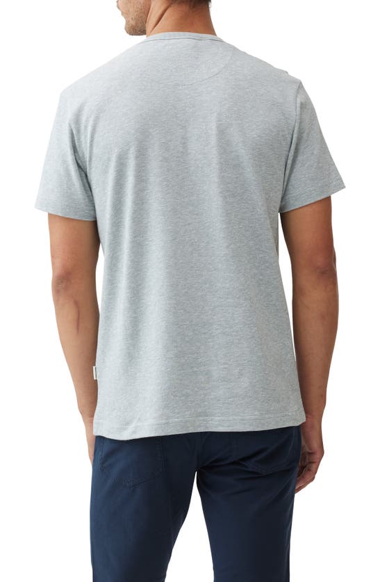 Shop Rodd & Gunn Fairfield Sports Fit Cotton & Linen T-shirt In Ash