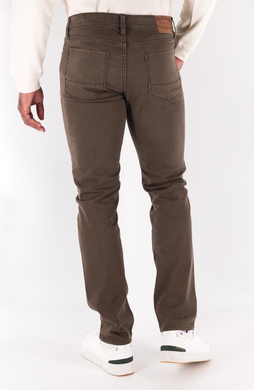 Shop Devil-dog Dungarees Slim Fit Jeans In Dark Roast