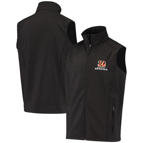 Cincinnati Bengals NFL Motor Fleece Leather Jacket