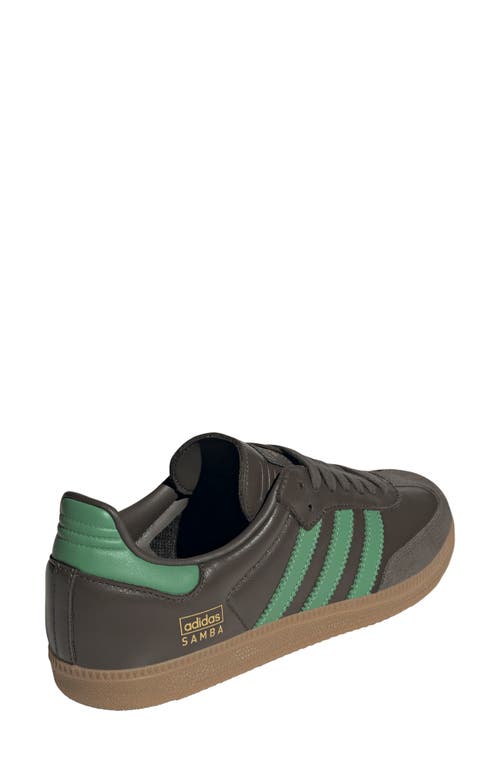 Shop Adidas Originals Adidas Gender Inclusive Samba Og Sneaker In Olive/preloved Green/gum4