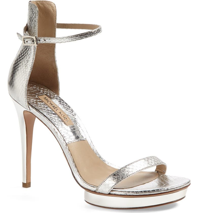 Michael Kors 'Doris' Genuine Snakeskin Sandal | Nordstrom