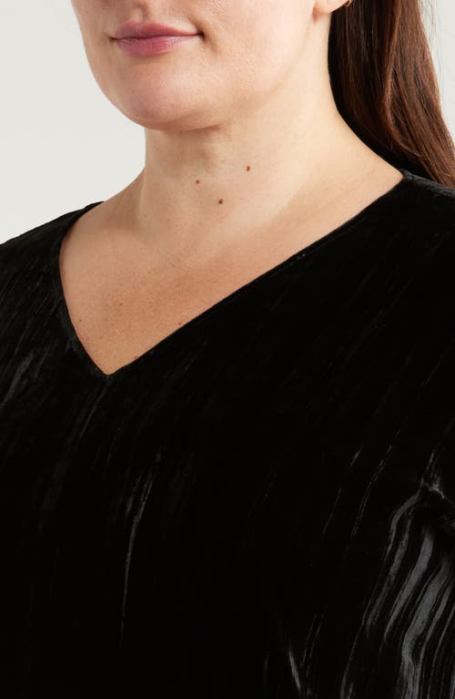 EILEEN FISHER EILEEN FISHER CRUSHED VELVET TOP 