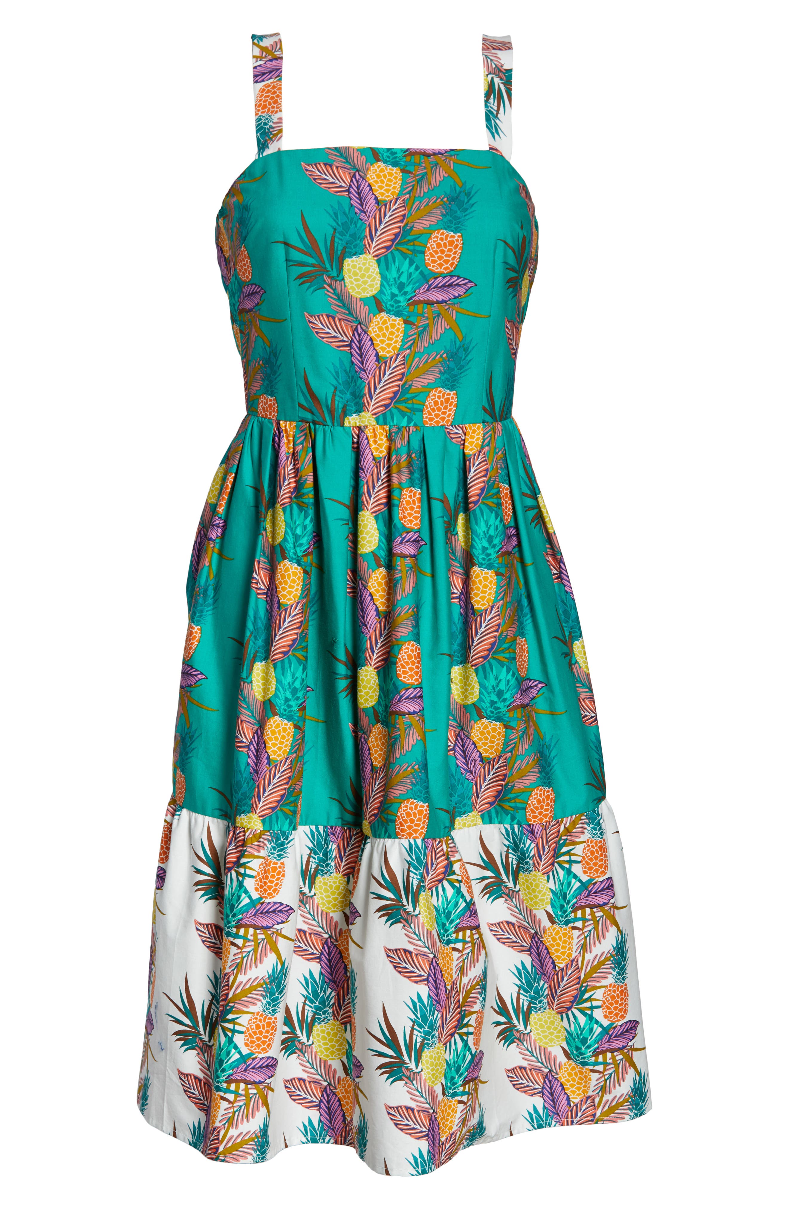 pineapple print sundress