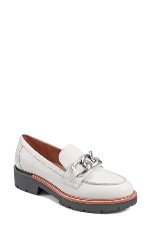 Shop Earth ® Zalor Moc Toe Loafer In White