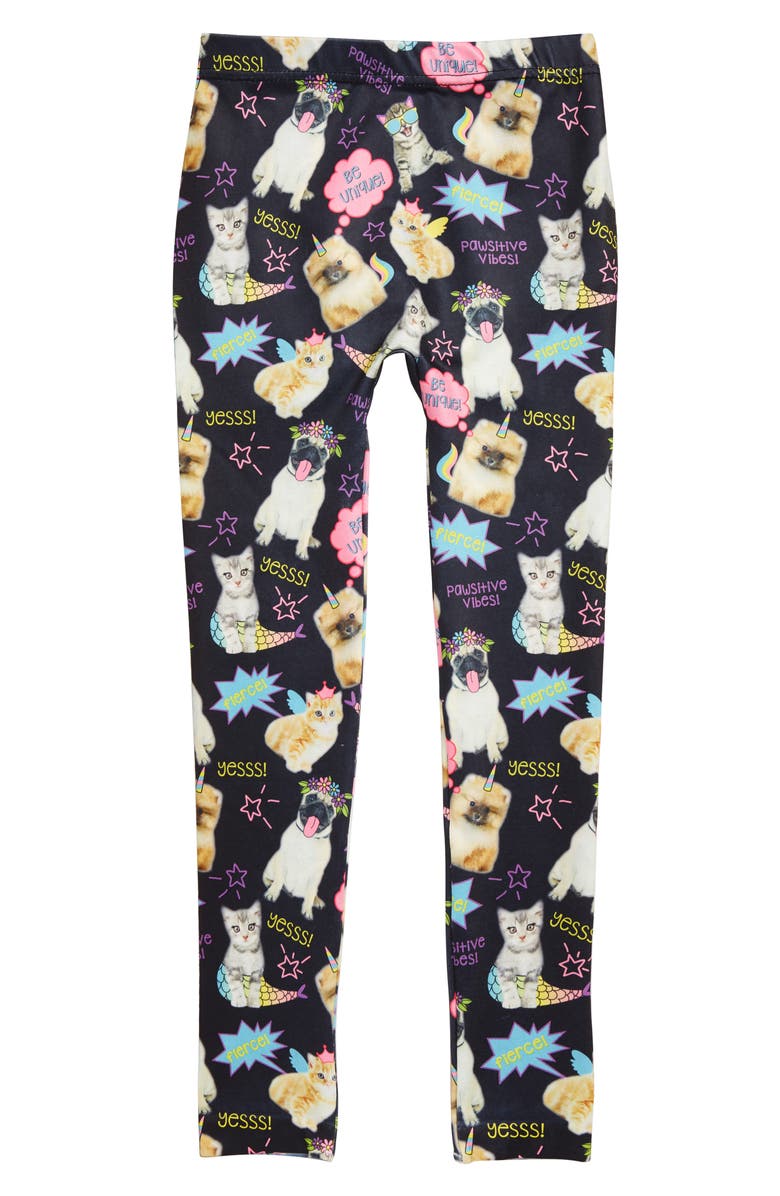 Capelli New York Cat Doodle Critters Leggings Little Girls Big