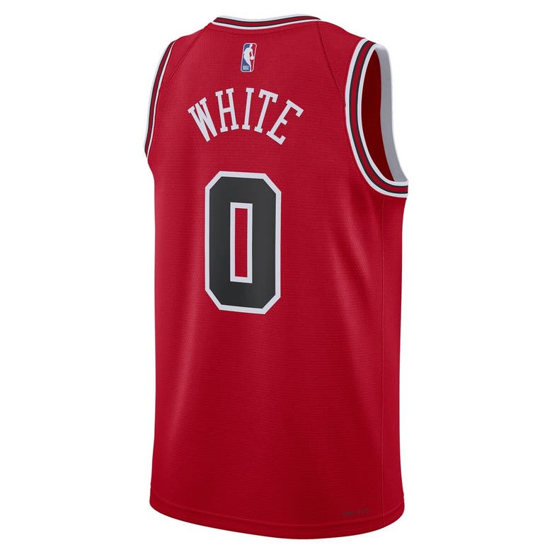 Shop Nike Unisex  Coby White Red Chicago Bulls Swingman Jersey
