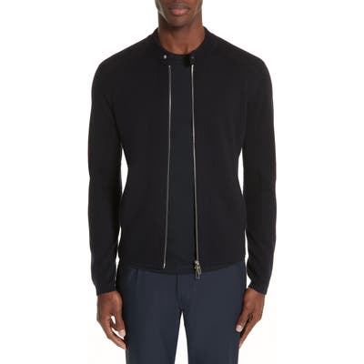 Emporio Armani Zip Wool Cardigan