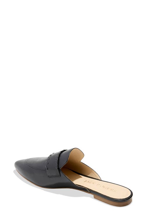 Shop Jack Rogers Beacon Stitch Pointed Toe Mule In Black