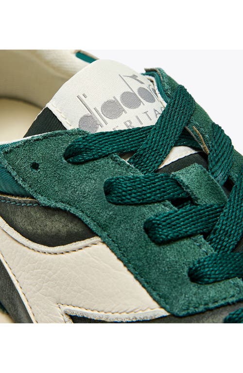 Diadora Conquest Sneaker In Posy Green