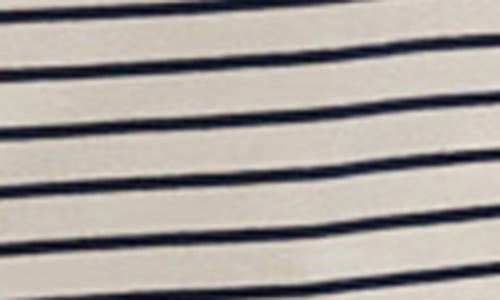 Shop Bench . Mab Stripe Three-quarter Sleeve Dress In Winter White
