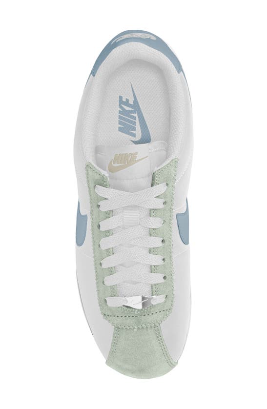 Shop Nike Cortez Sneaker In White/ Light Armory Blue