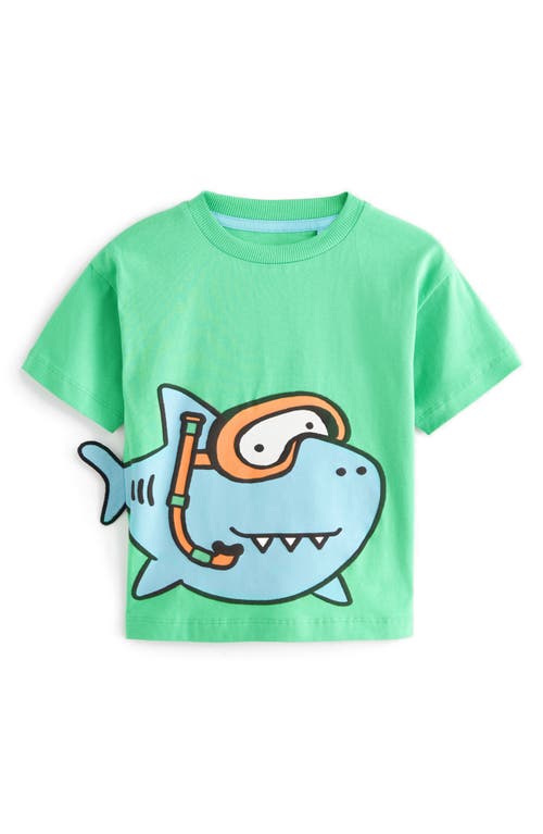 Shop Next Kids' Assorted 3-pack Cotton Graphic T-shirts In Blue/orange/green Assorted