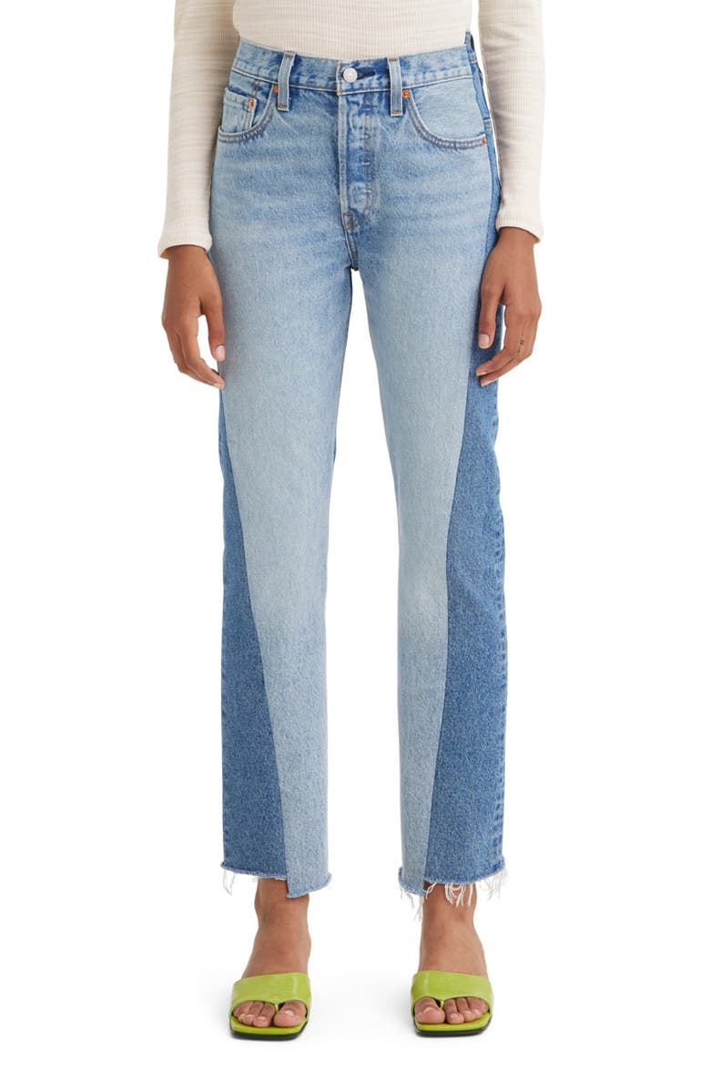Levi's® 501® Spliced Rigid Raw Hem Jeans | Nordstrom