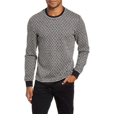 Vince Camuto Slim Fit Performance Crewneck Sweater, White