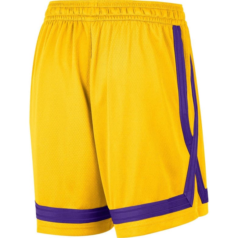 Nike Gold Los Angeles Lakers Crossover Performance Shorts | ModeSens