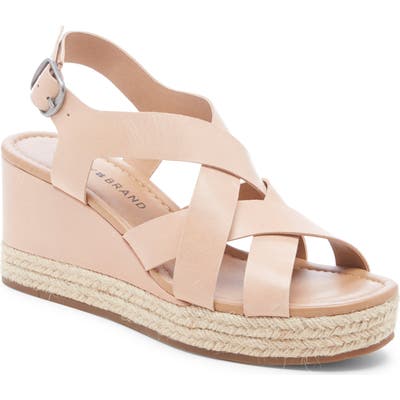 Lucky Brand Baymeer Espadrille Slingback Wedge Sandal, Beige