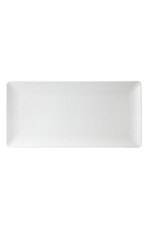 Wedgwood Gio Bone China Rectangular Serving Tray in White at Nordstrom