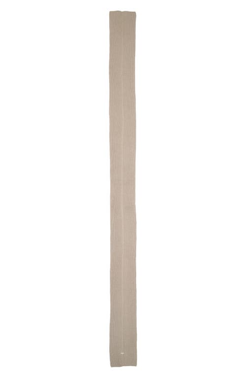 Rag & Bone Max Slim Wool Scarf In Off White