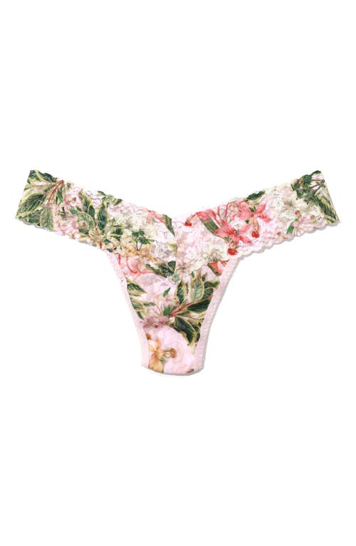 Shop Hanky Panky Print Low Rise Thong In French Garden