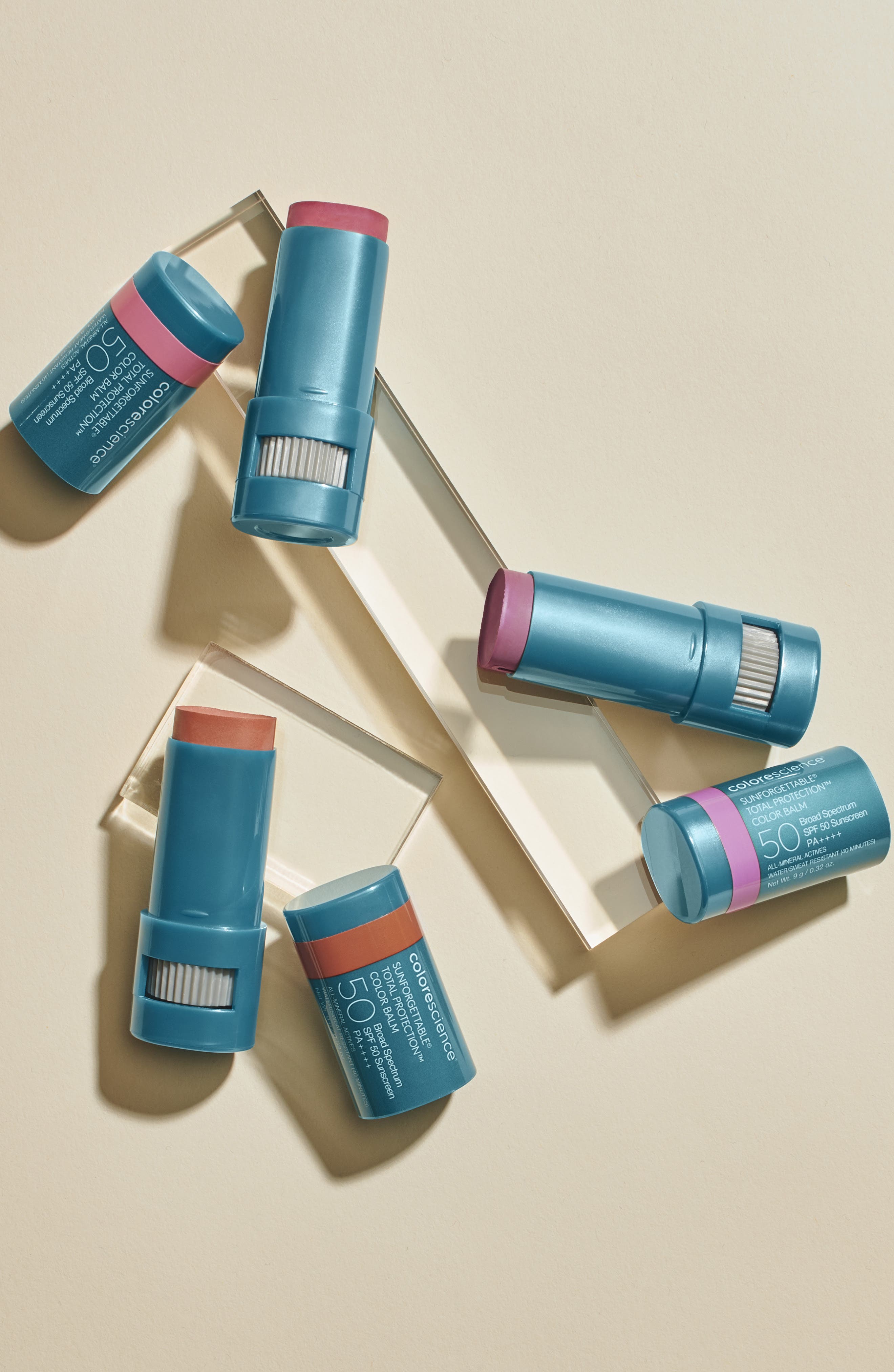 COLORESCIENCE® Sunforgettable Total Protection Endless Sunset Color Lip Balm Set $96 Value ...