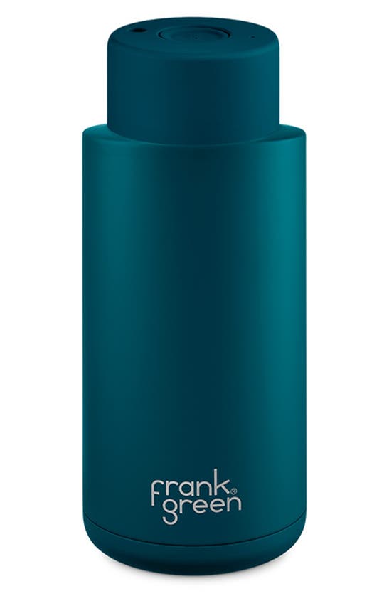 FRANK GREEN 34-OUNCE PUSH LID INSULATED TUMBLER