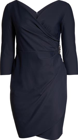 Alex Evenings Embellished Ruched Sheath Cocktail Dress Nordstrom