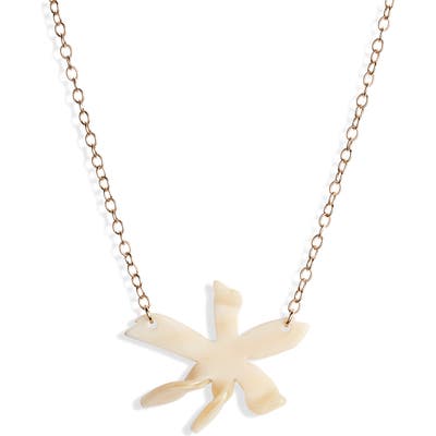 Lele Sadoughi Water Lily Pendant Necklace (Nordstrom Exclusive)
