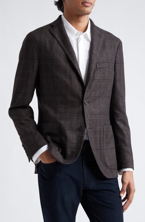 Shop Boglioli K-jacket Virgin Wool Sport Coat In Grey/blue