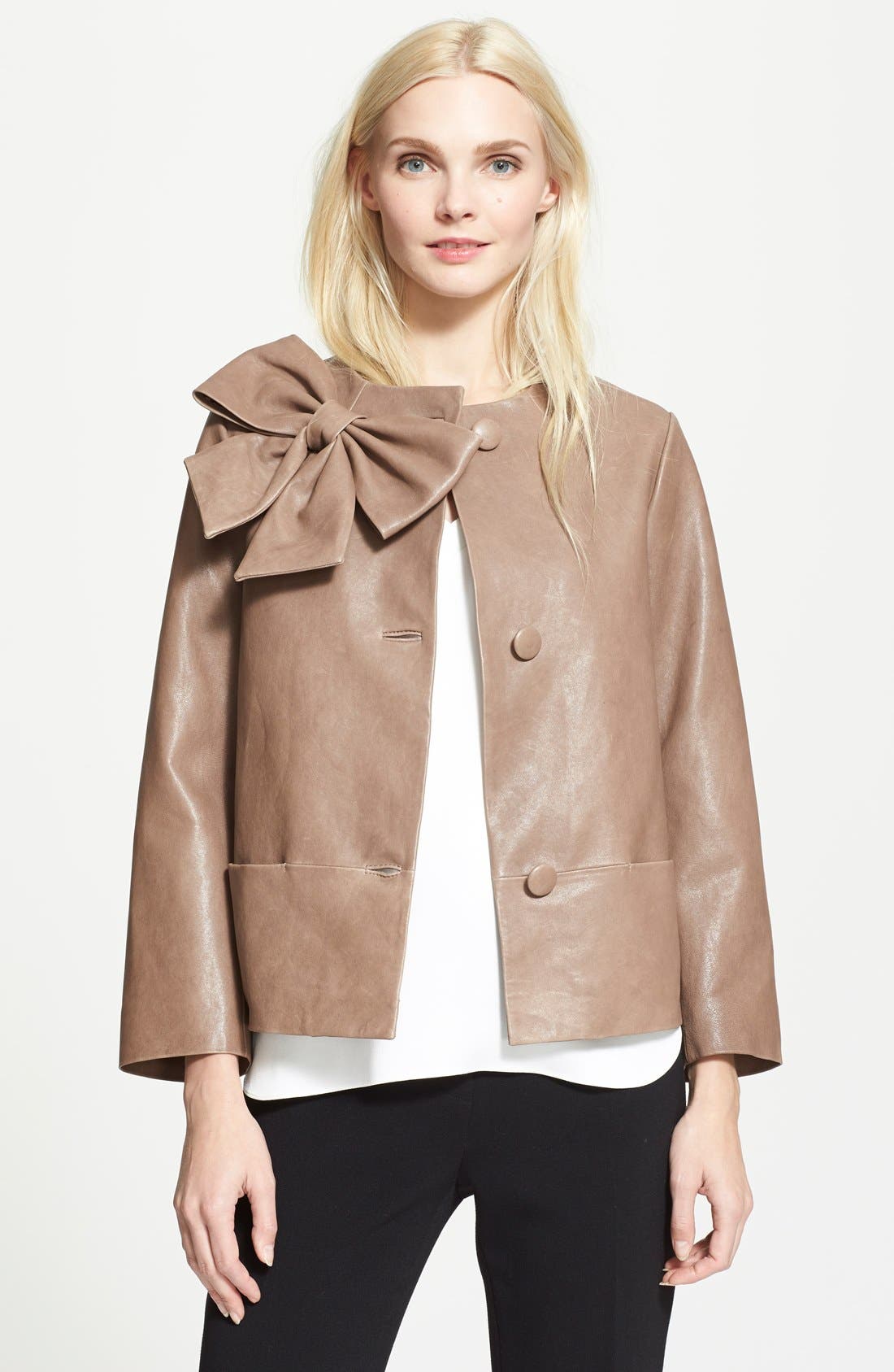 kate spade new york 'dorothy' leather jacket Nordstrom