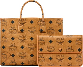 MCM Multicolor Visetos Coated Canvas and Leather Striped Munich