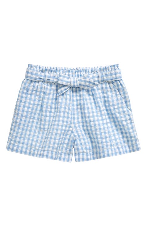 Belted Cotton Seersucker Shorts (Little Kid & Big Kid)