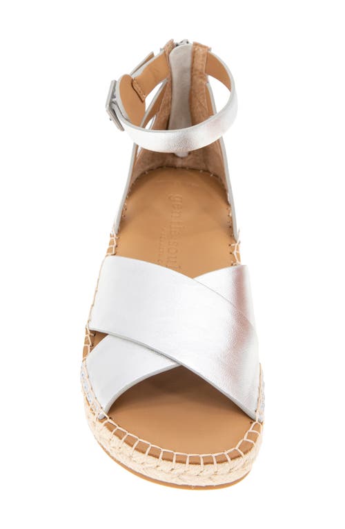 GENTLE SOULS BY KENNETH COLE GENTLE SOULS LEON ANKLE STRAP WEDGE SANDAL