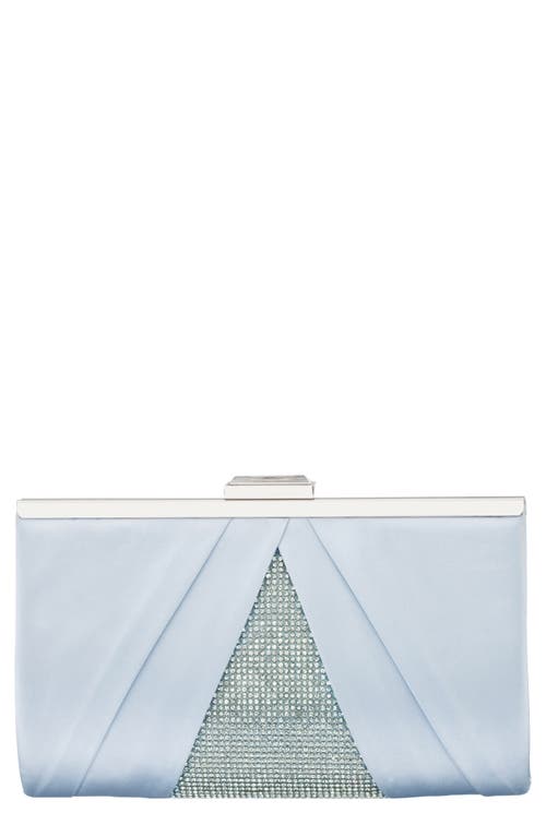 Nina Ophelia Frame Clutch In Air Blue