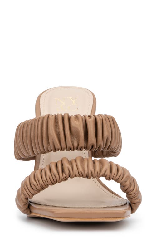 NEW YORK AND COMPANY NEW YORK AND COMPANY FAINA RUCHED STRAP SANDAL 