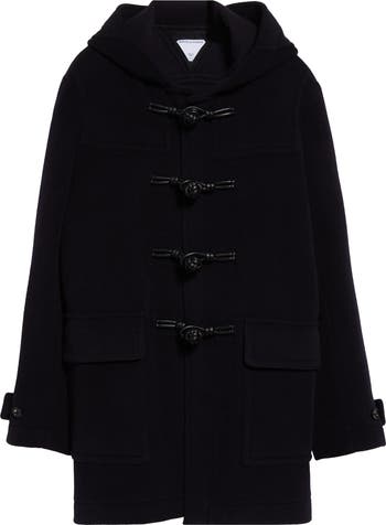 Hooded Wool Duffle Coat