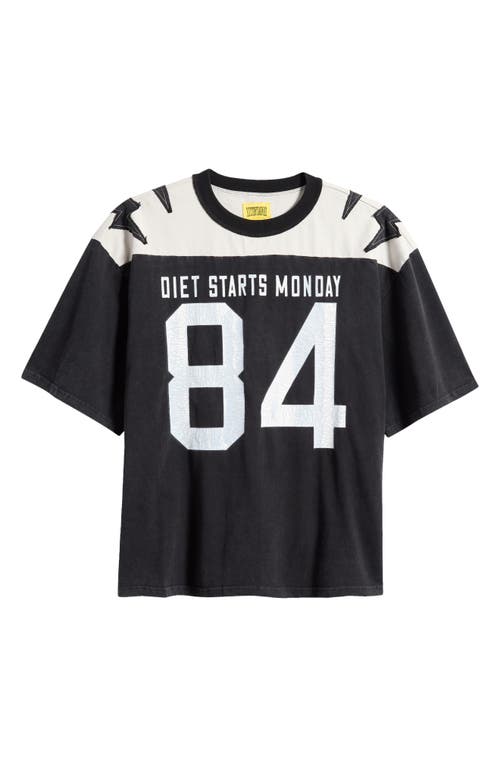 Shop Diet Starts Monday All Star '84 Cotton Graphic T-shirt In Vintage Black