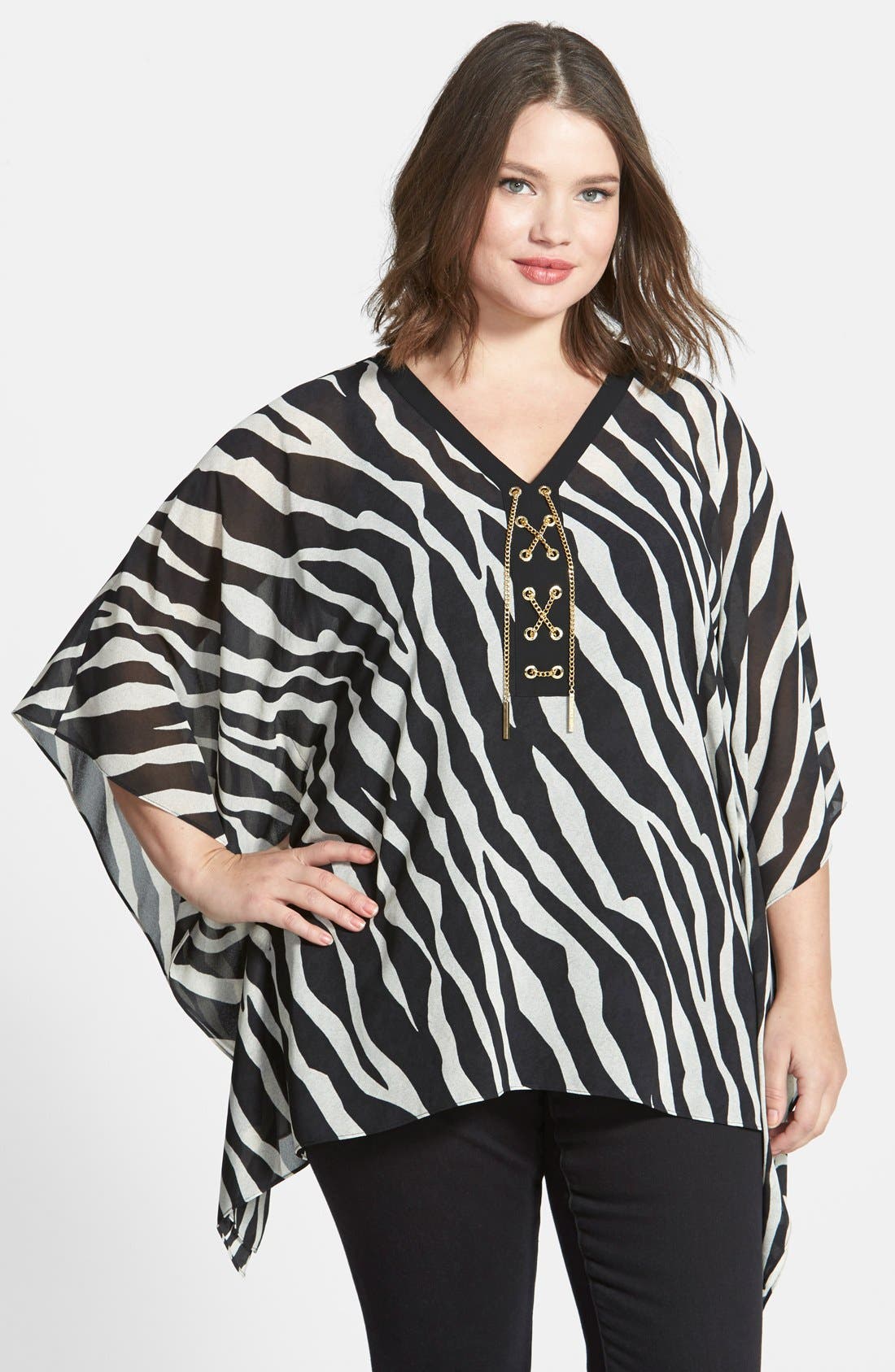 michael kors poncho top