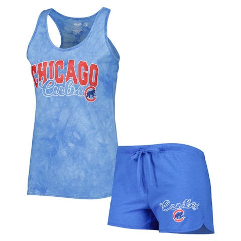 Chicago Cubs Youth Allover Print Long Sleeve T-Shirt & Pants Sleep Set -  Royal
