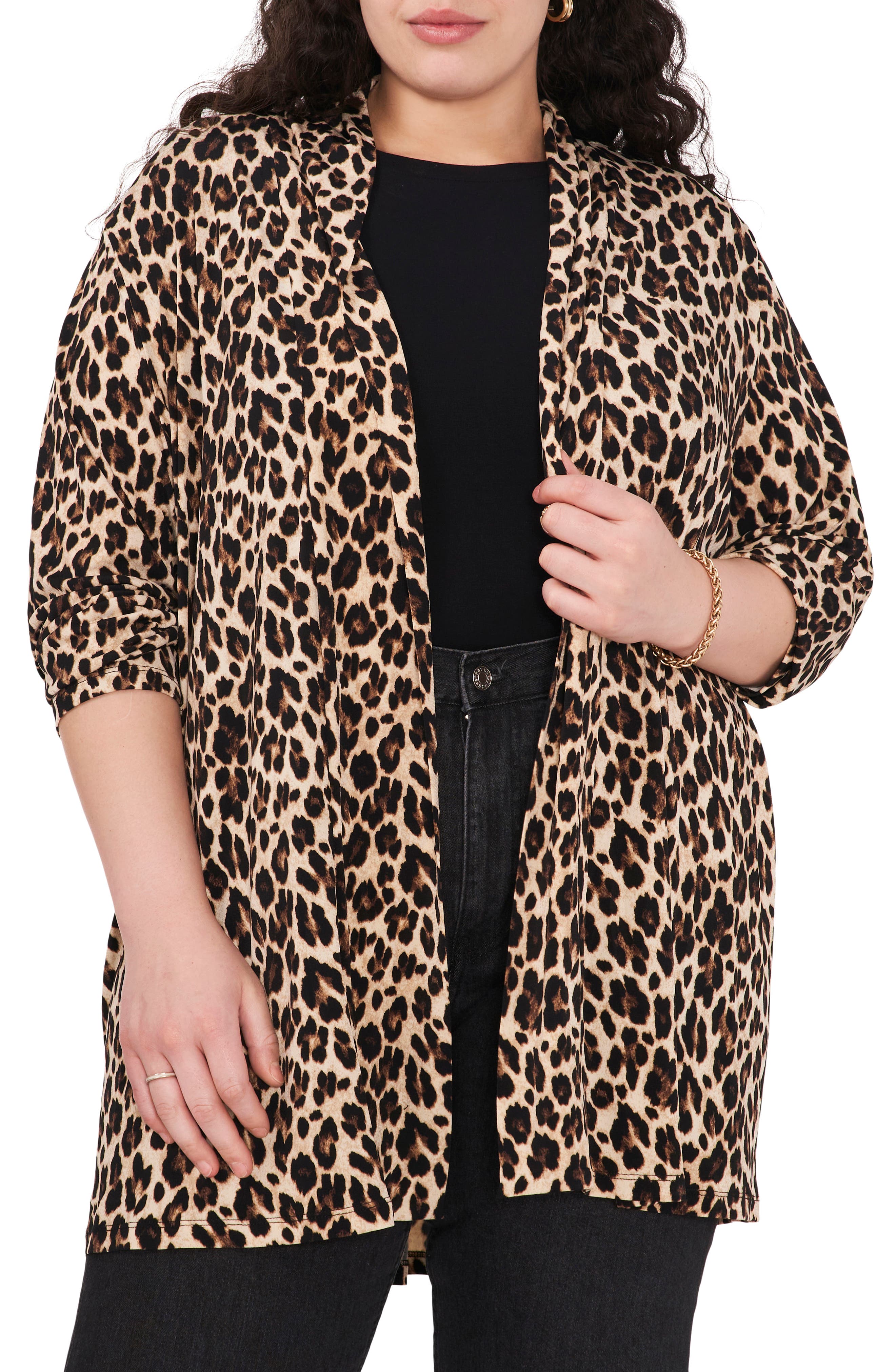 sam's club leopard cardigan