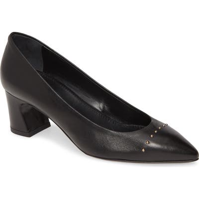 Agl Stud Cap Toe Pump, Black