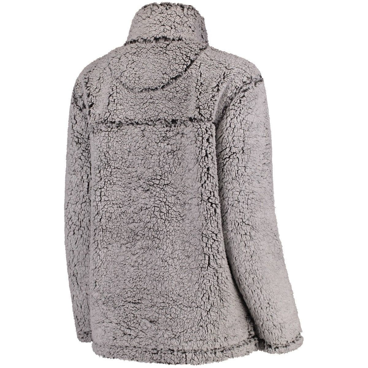 fuzzy quarter zip pullover