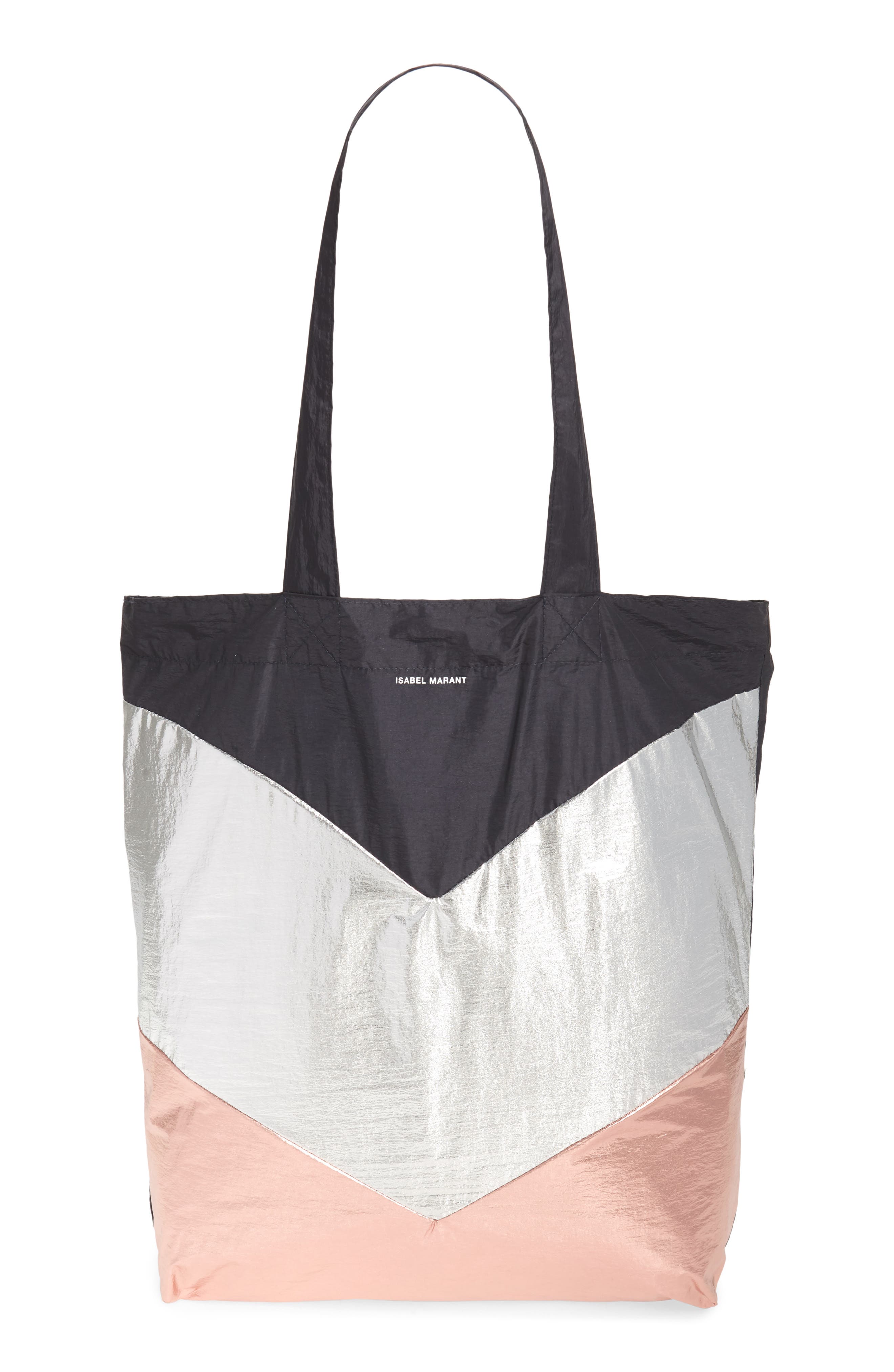 packable nylon tote bag