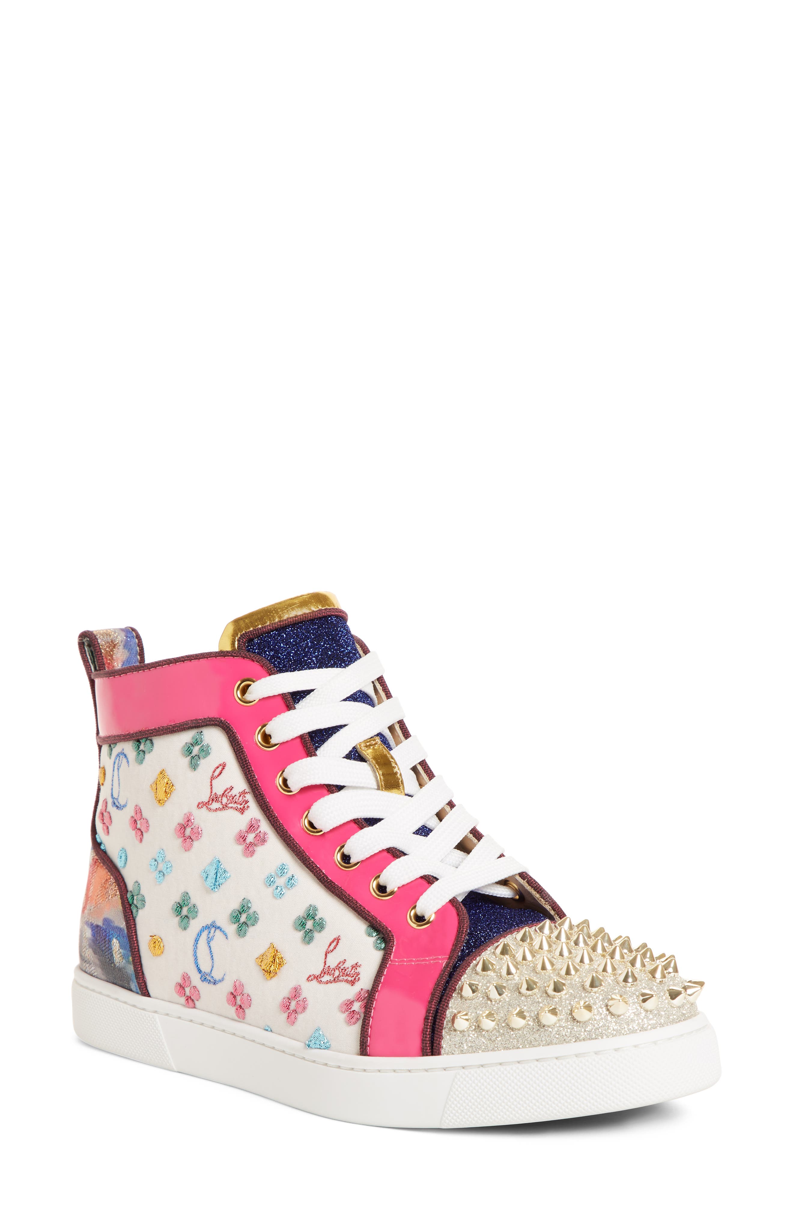 louboutin trainers womens high top