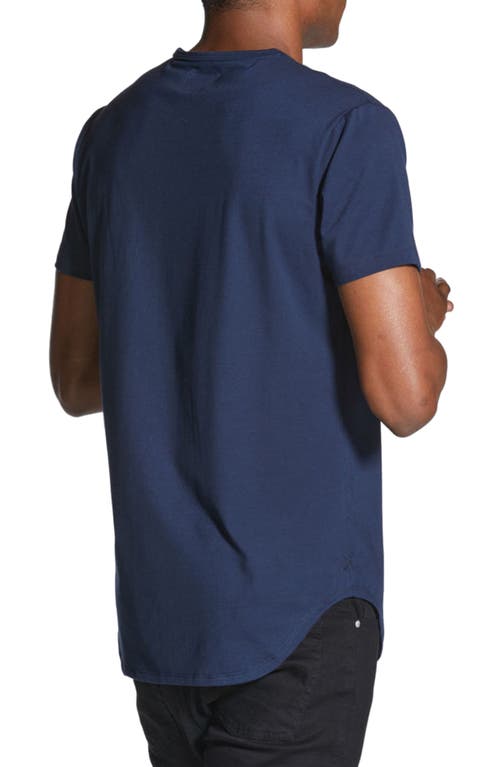 Shop Cuts Ao Elongated Tee In Pacific Blue