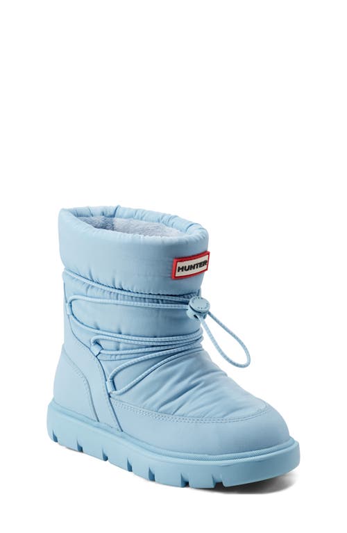 Hunter Kids' Cozy Insulated Waterproof Winter Boot in Light Blue Frost/Blue Frost 