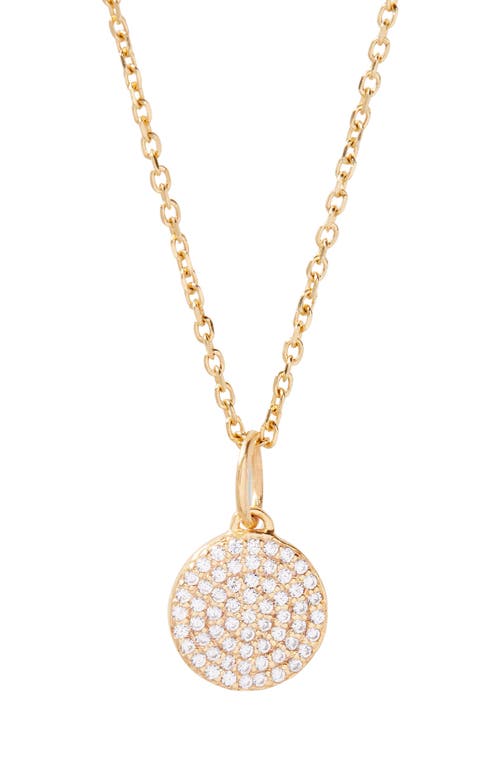 Adeline Coin Pendant Necklace in Gold